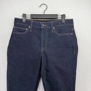 Madewell Jeans Women's 32x34 Blue Dark Wash Skinny 5 Pocket Casual Cotton